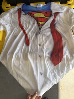 Superman Clark Kent Men's Costume T-Shirt + Glasses - 2XL