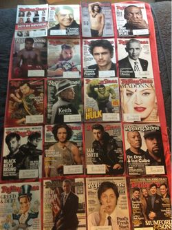 LOT OF 60+ ROLLING STONES MAGAZINES