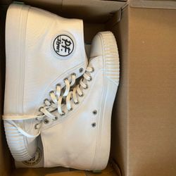 PF Flyers High Tops White Size 10