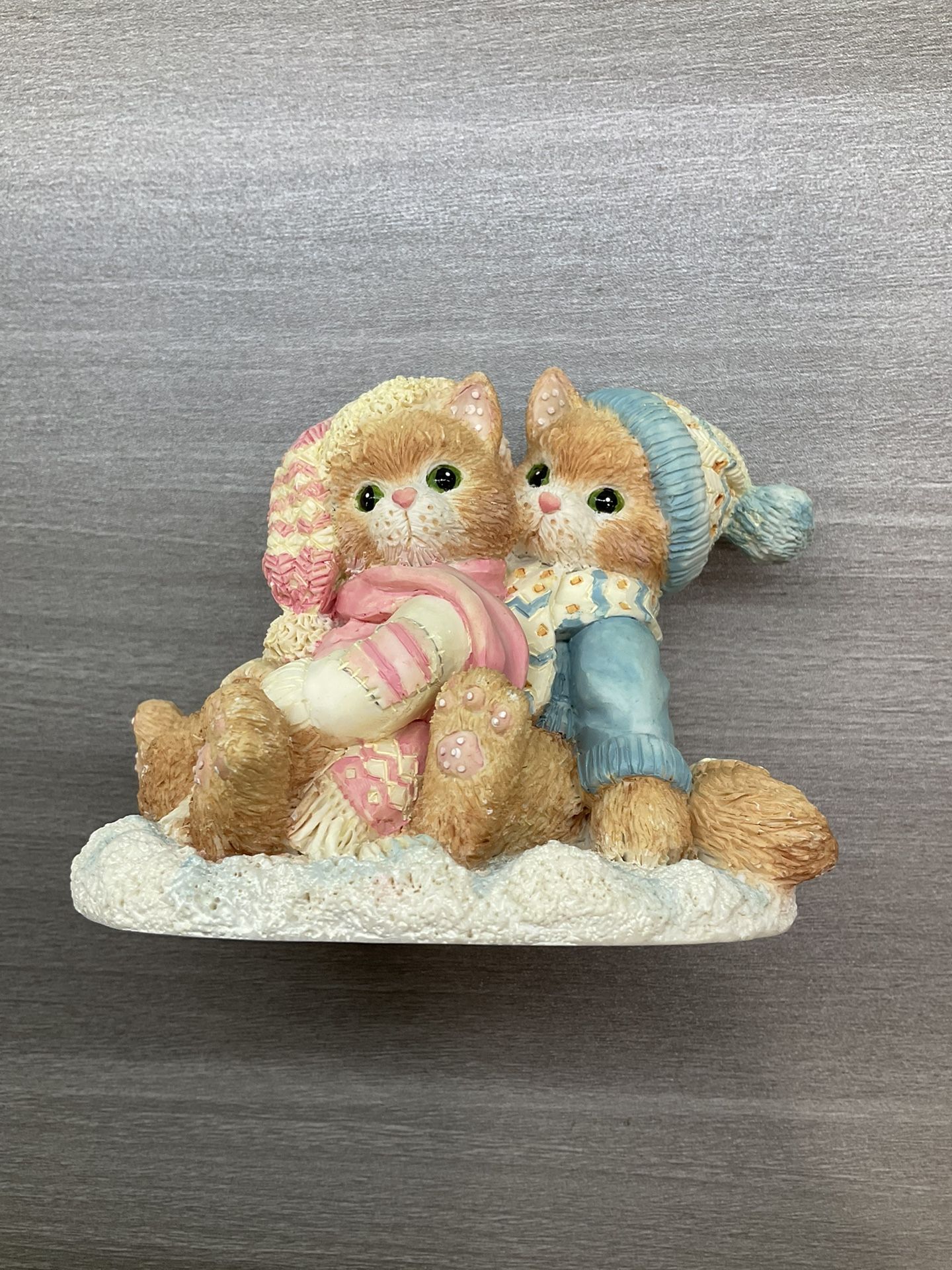NIB ENESCO CALICO KITTENS TIS THE SEASON FOR SHARING 628166