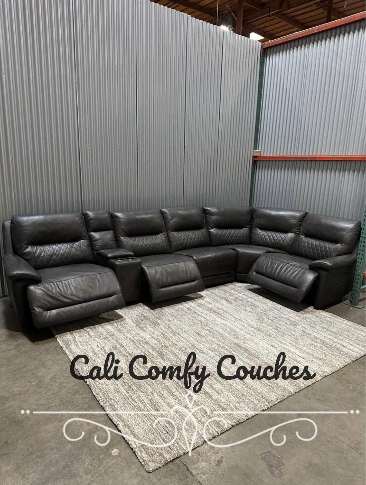 Ryerson 6 piece Power Reclining Leather Sectional *FREE DELIVERY 🚚*