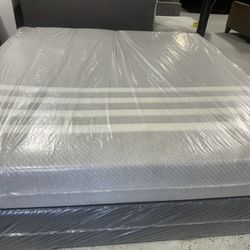 King Size Mattress, And Boxspring Set
