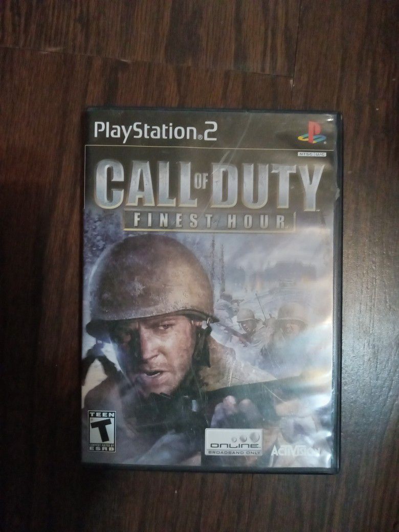 Ps2 Call Of Duty Videogame 