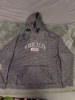 Chicago 1837 Gray Graphic Hoodie XXL