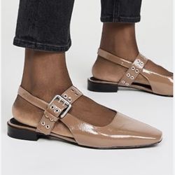 Rag & Bone Astra Mary Jane Slingback Flat New