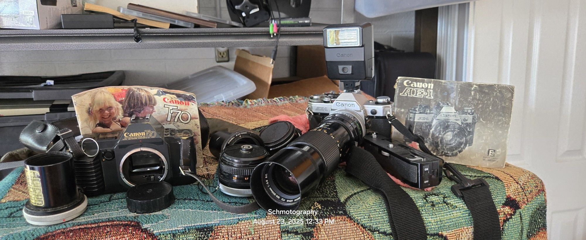 Vintage Canon Camera Set
