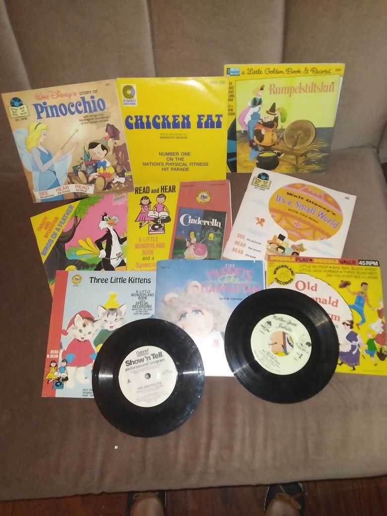 Children's Story Books With Records