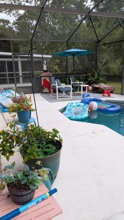 PVC patio furniture