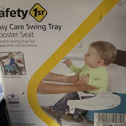 Safety 1st Easy Care Swing Tray Feeding Booster, Atlantis, Toddler -#1