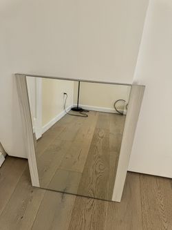 Home 17.7-Inch Rectangular Framed Mirror In Neutural Finish