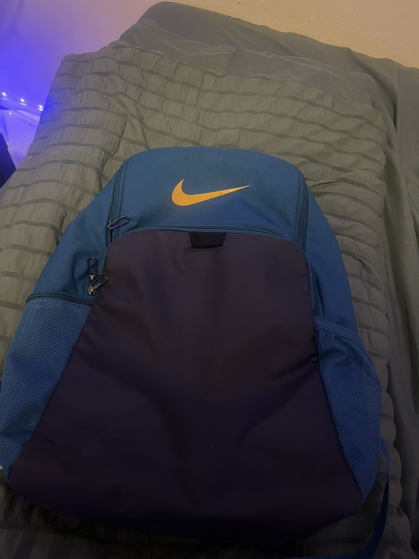 “Nike Blue & Black Backpack