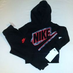 Nike Boys Toddler 2pc Hooded Jogger Set- 2T 