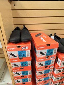 JSPORT Lisa Women’s Black Slip On Shoes