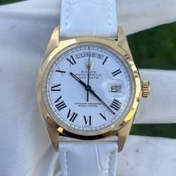 Rolex Day Date 36mm 18k Gold Reference 1806 “ Buckley Dial “ 