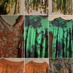 All tie-dyed T-shirts for men and women five dollars each new