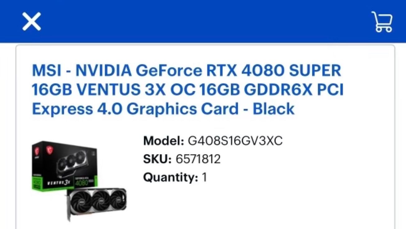 4080 SUPER GRAPHICS CARD