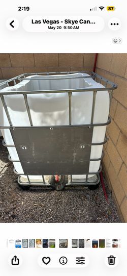 275 Gallon water tank
