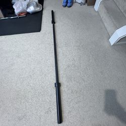 7 ft olympic black barbell 2”
