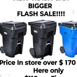 New Trash Can Containers