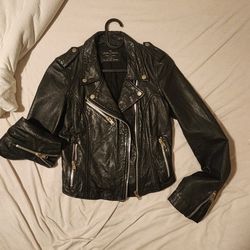 Authentic Leather ZARA Jacket Size S woman