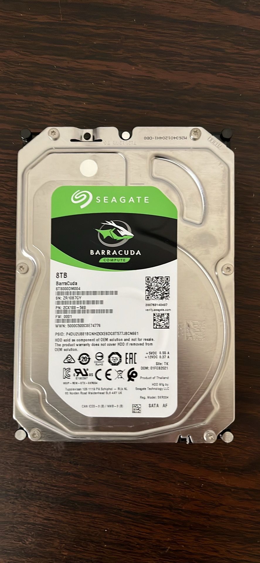 8TB Hard Drive