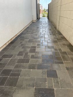 Pavers turf travertine sod