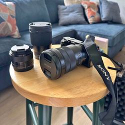 Sony a6000 and 3 Lenses