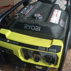 RYOBI 3600/ 4500 WATT GENERATOR 