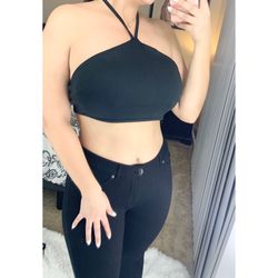Black Crop Top