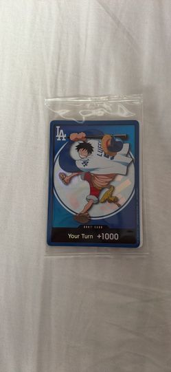 2026 Los Angeles Dodgers X One Piece Night Luffy DON!! card SEALED