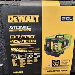 $380 New DEWALT 20V 3-Beam 360-Degree 3-Plane Laser Level (Tool Only)