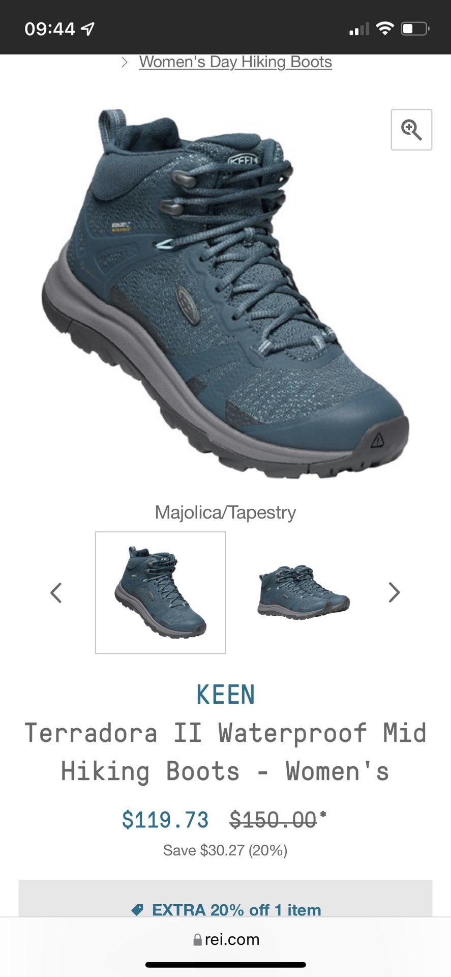 Womens Keen Mid Hiking Boots