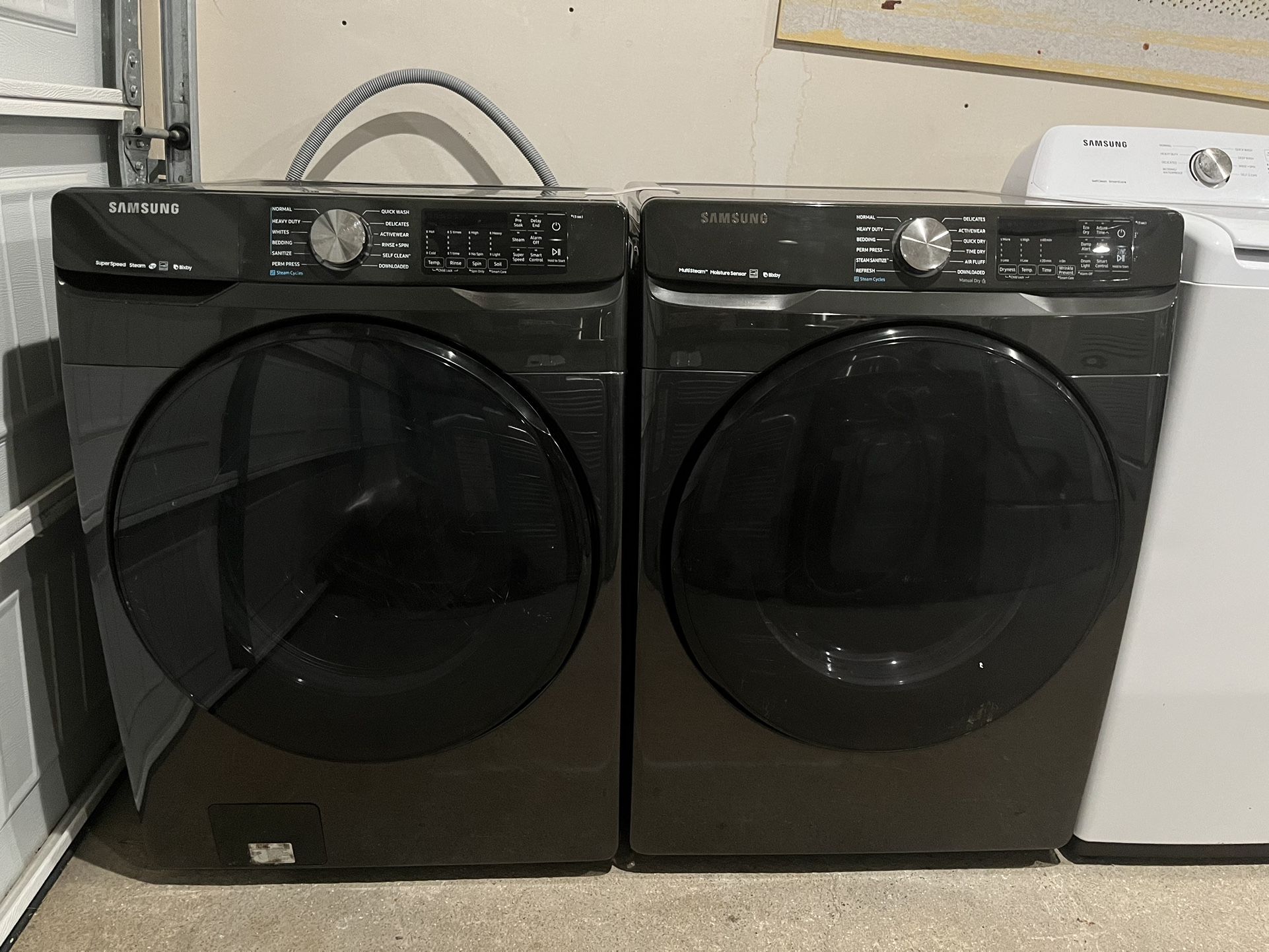 Black Set Samsung Washer And Dryer