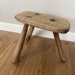 Antique Primitive Milking Stool
