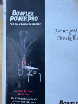Bow Flex workout machine