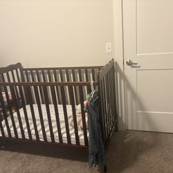 Brown Crib