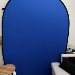 Collapsible Backdrop (Blue/Grey) 5x6.5ft