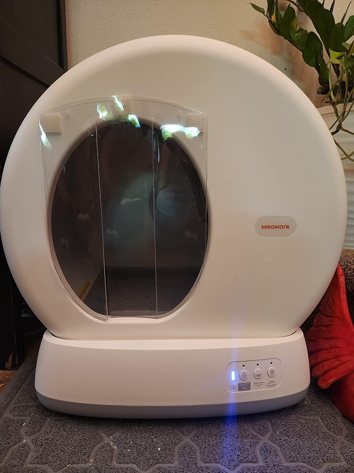 Self Cleaning Litter Box, Scoop Less Automatic Cat Litter Box, Anti Pinch Kitty Litter Box with Odor Removal and APP Control for Multiple Cats, Extra