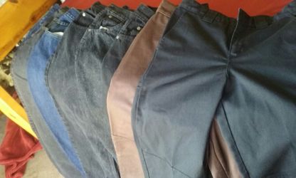 5$ each Levis & Dickies
