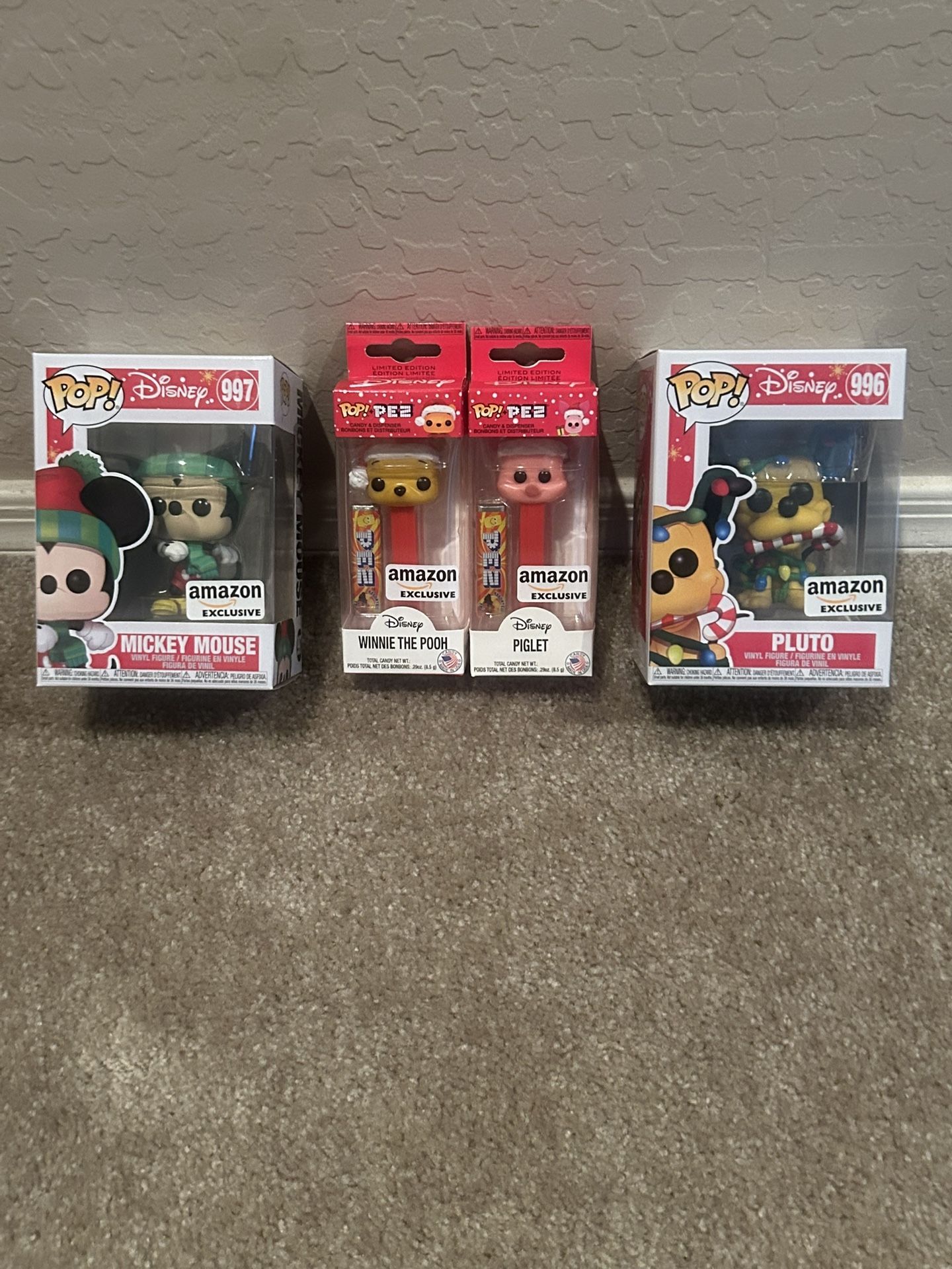 Disney Christmas Funko Pop Amazon Set Boxed