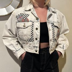 Women’s Denim Cropped Jacket 