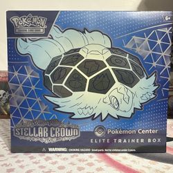 Pokemon TCG Stellar Crown Pokemon Center Elite Trainer Box