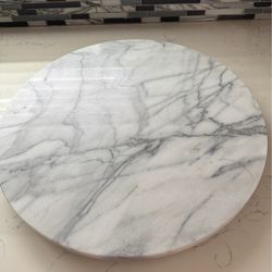 French Kitchen Marble Lazy Susan from Crate and Barrel