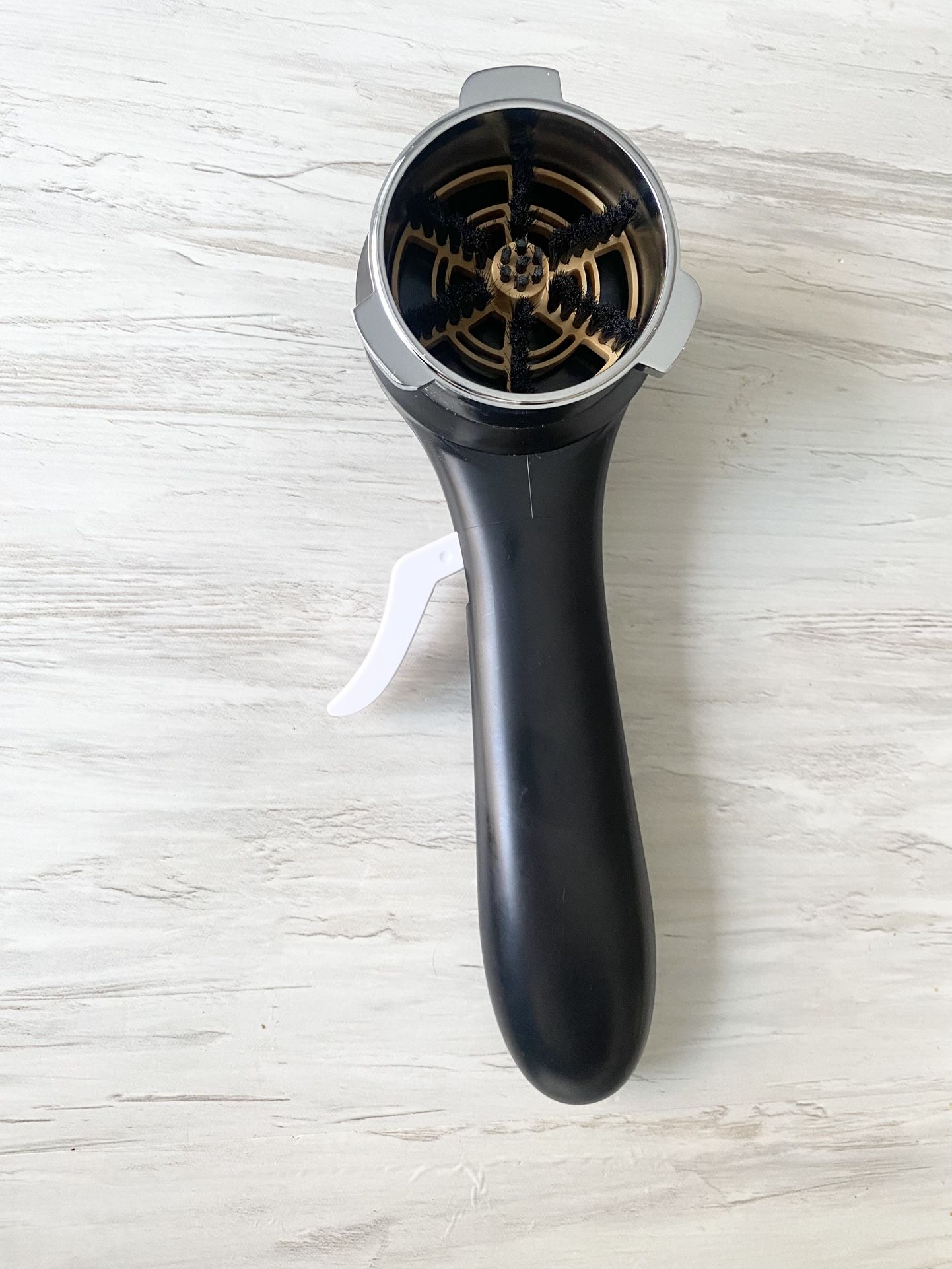 Espresso Coffee Machine Cleaning Brush, 360° Cleaning Push-Up Coffee Maker 