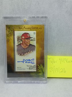 Juan Soto Topps Allen and Ginter Auto