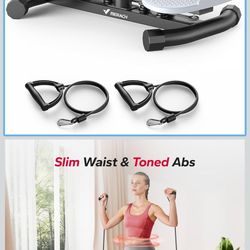 MERACH Waist Twister Machine Exercise, Ab Twist Board with 300 lbs Weight Capacity, Abs Workout for Slim Waist and Core Ab Exercise, Noiseless Home Gy