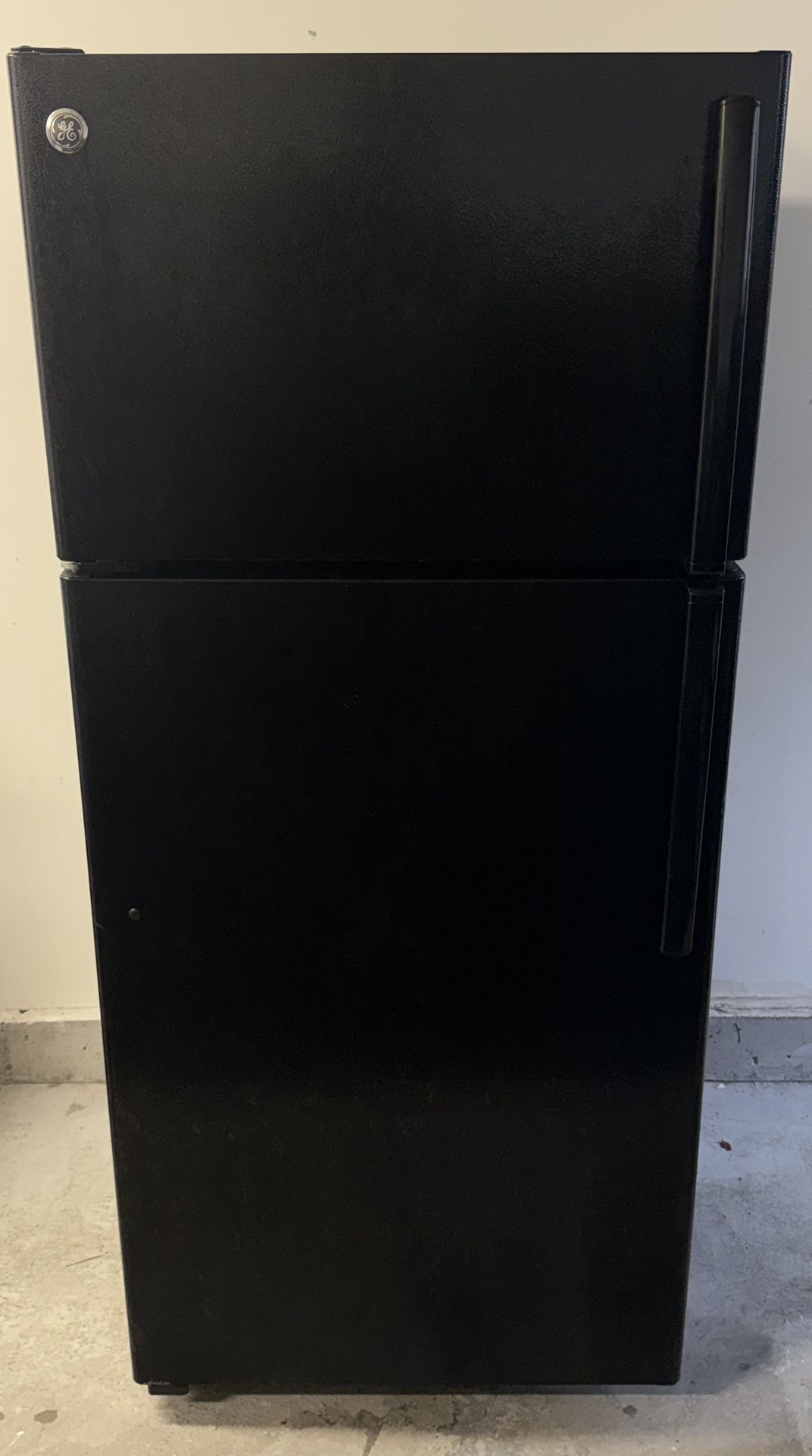 Black GE Refrigerator