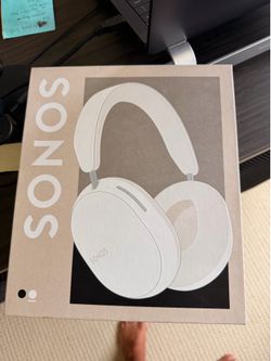 Brand New / Sealed - Sonos Ace Wireless Over-Ear Headphones with Bluetooth, White Noise Cancelling 30-Hour Battery Life Spatial Audio Dolby Atmos Dyna