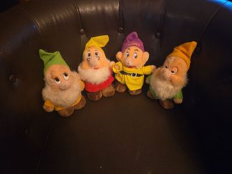 Disney Seven Dwarfs Plush Toy Set of 4