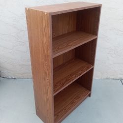 NEW 3-Shelf Bookshelf / Bookcase / Storage (22.5”x 9.75”x 40”H) with 2 Adjustable Shelves (21"x 9.75") - Made in USA -  Just Assembled & Never Used
